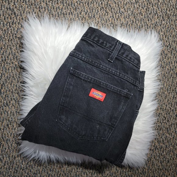 Dickies Women's  Black Jeans Size 16 High Waisted Vintage Style - Picture 11 of 16